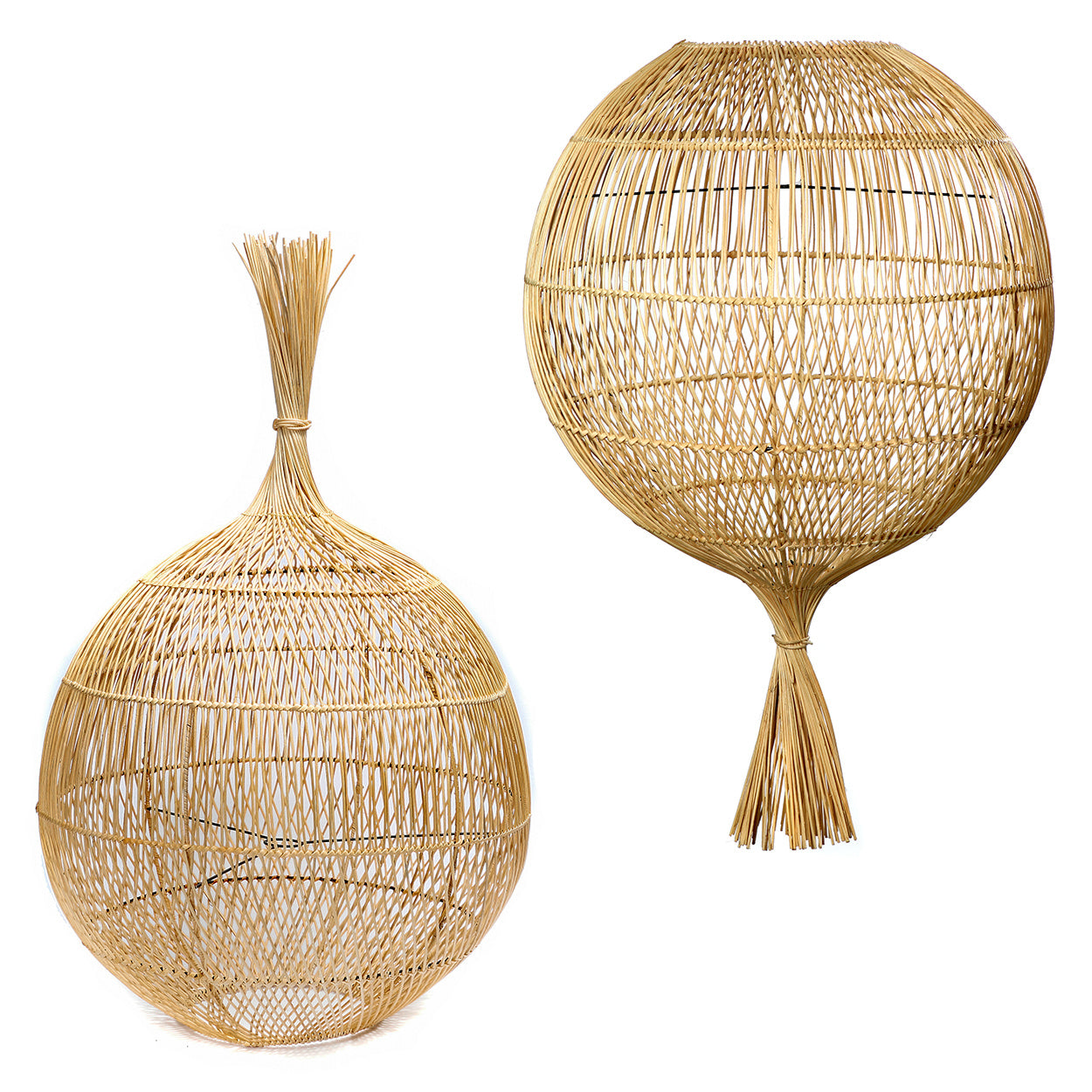 THE WONTON Floor Lamp Pendant Natural
