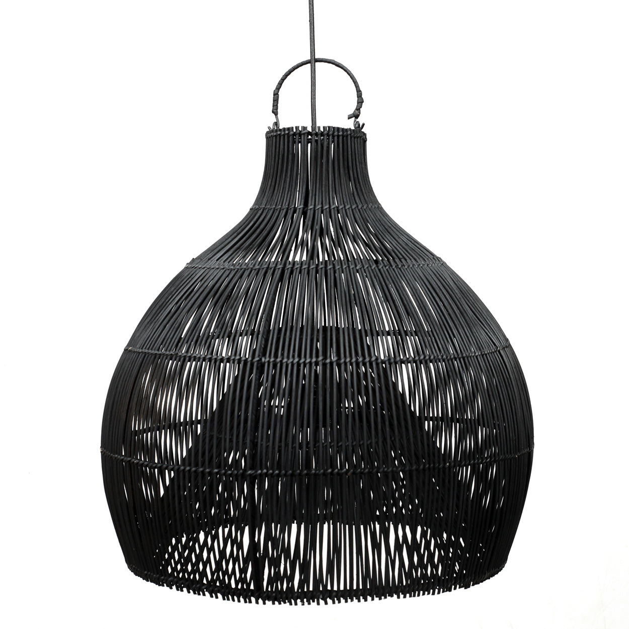 THE LOBSTER TRAP Pendant Black front view