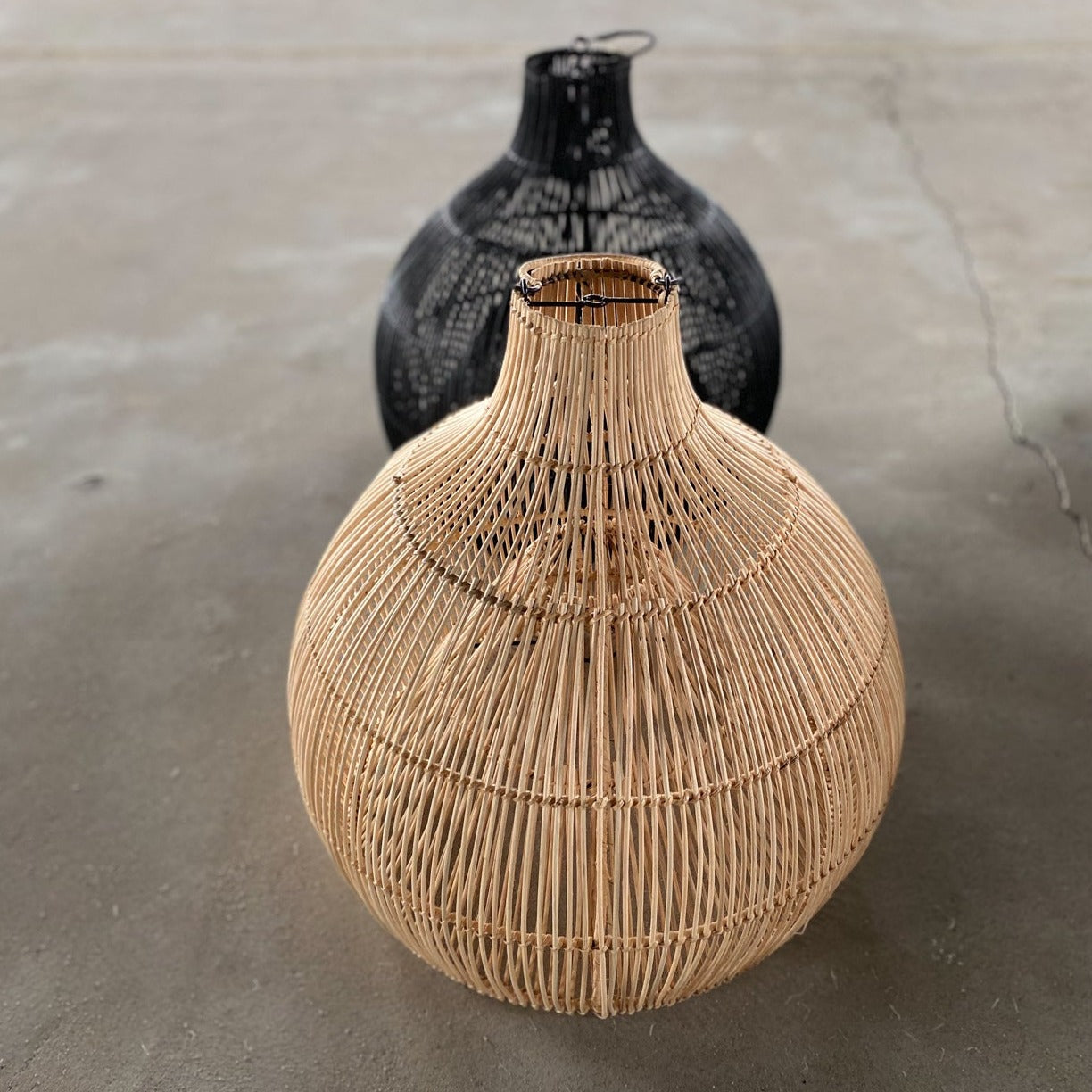 THE LOBSTER TRAP Pendant Lamp Natural