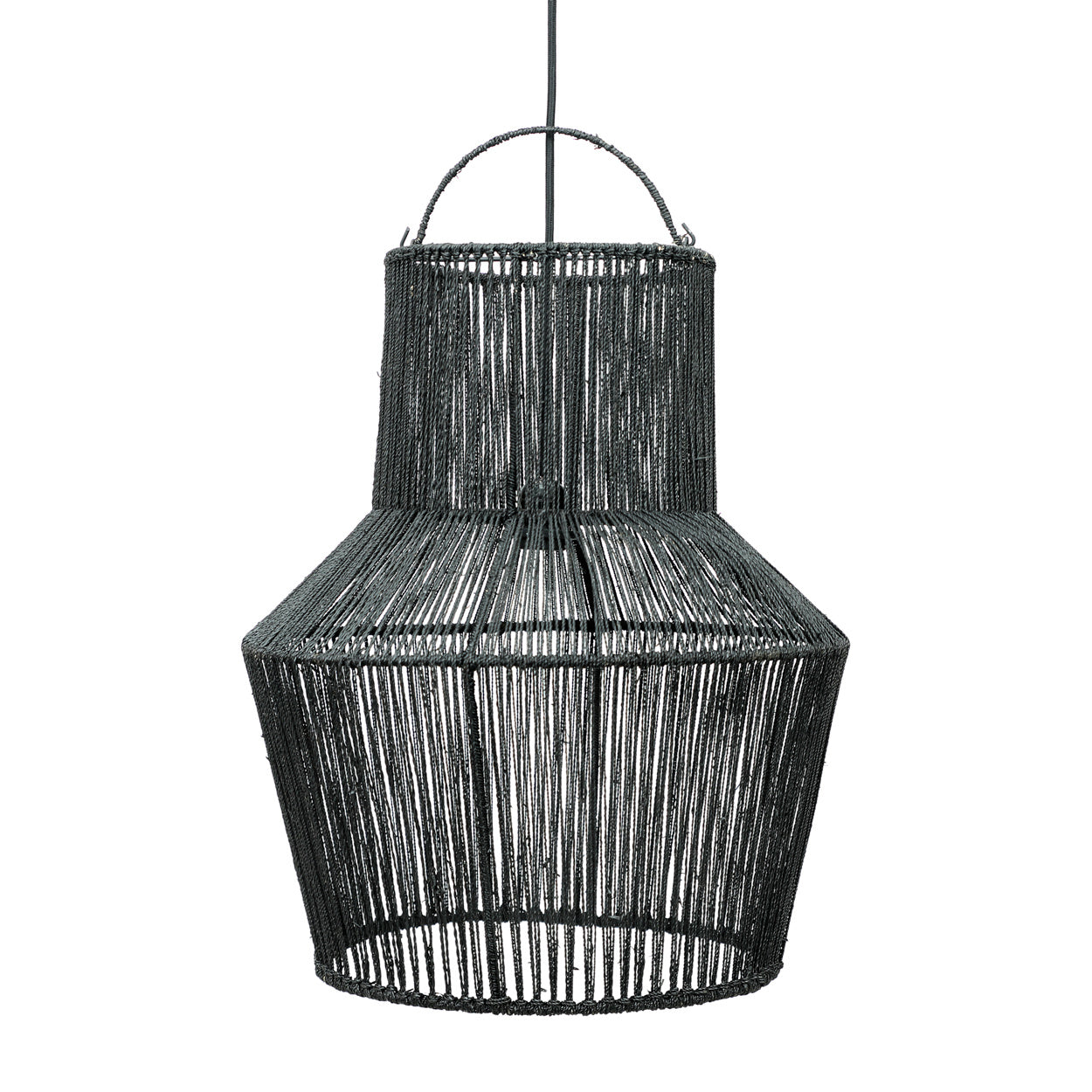 THE JARRON Pendant Black front view