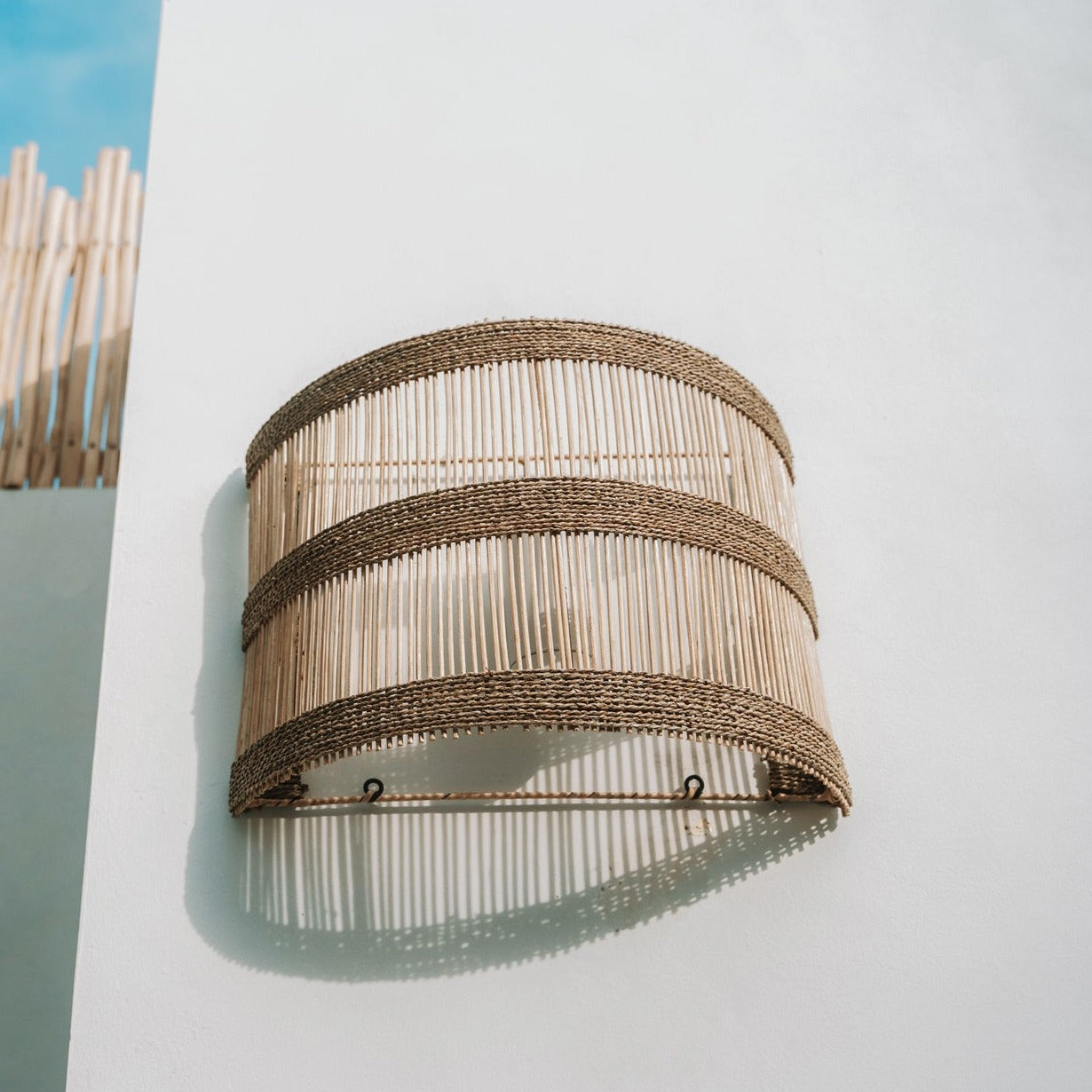 THE DOEDOE Wall Applique Pendant Natural Lamp