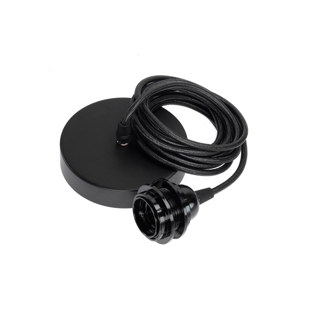 Fitting Lamps Ceiling - 1 Fitting black/black top view