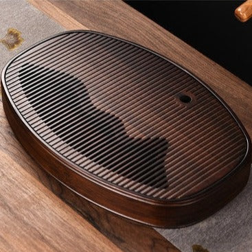 Natural Bamboo Tea Set large