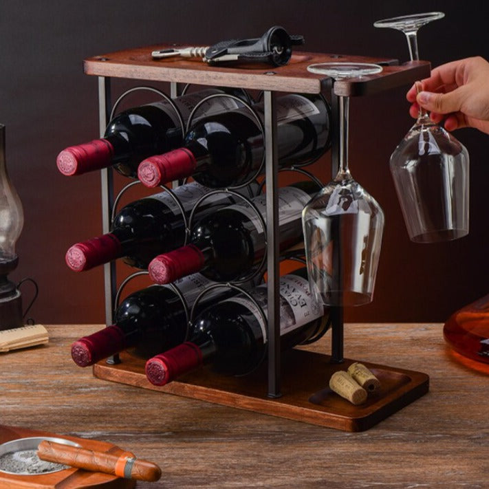 Wine Glass Hanger Goblet Storage-interior view