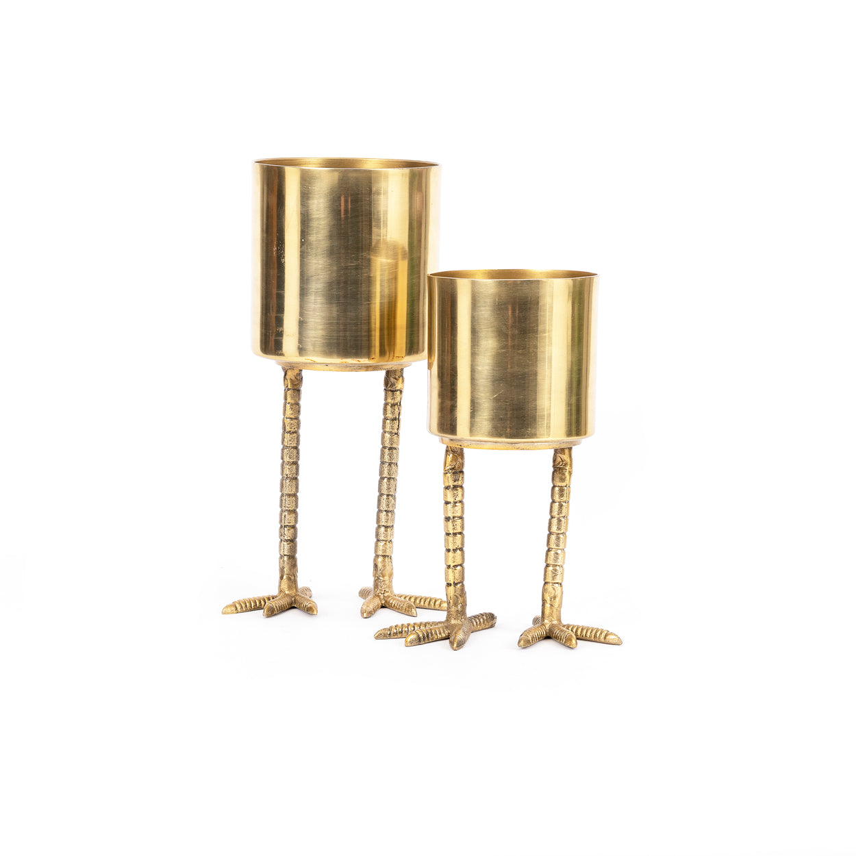 THE BIRD FEET Planter Brass-M