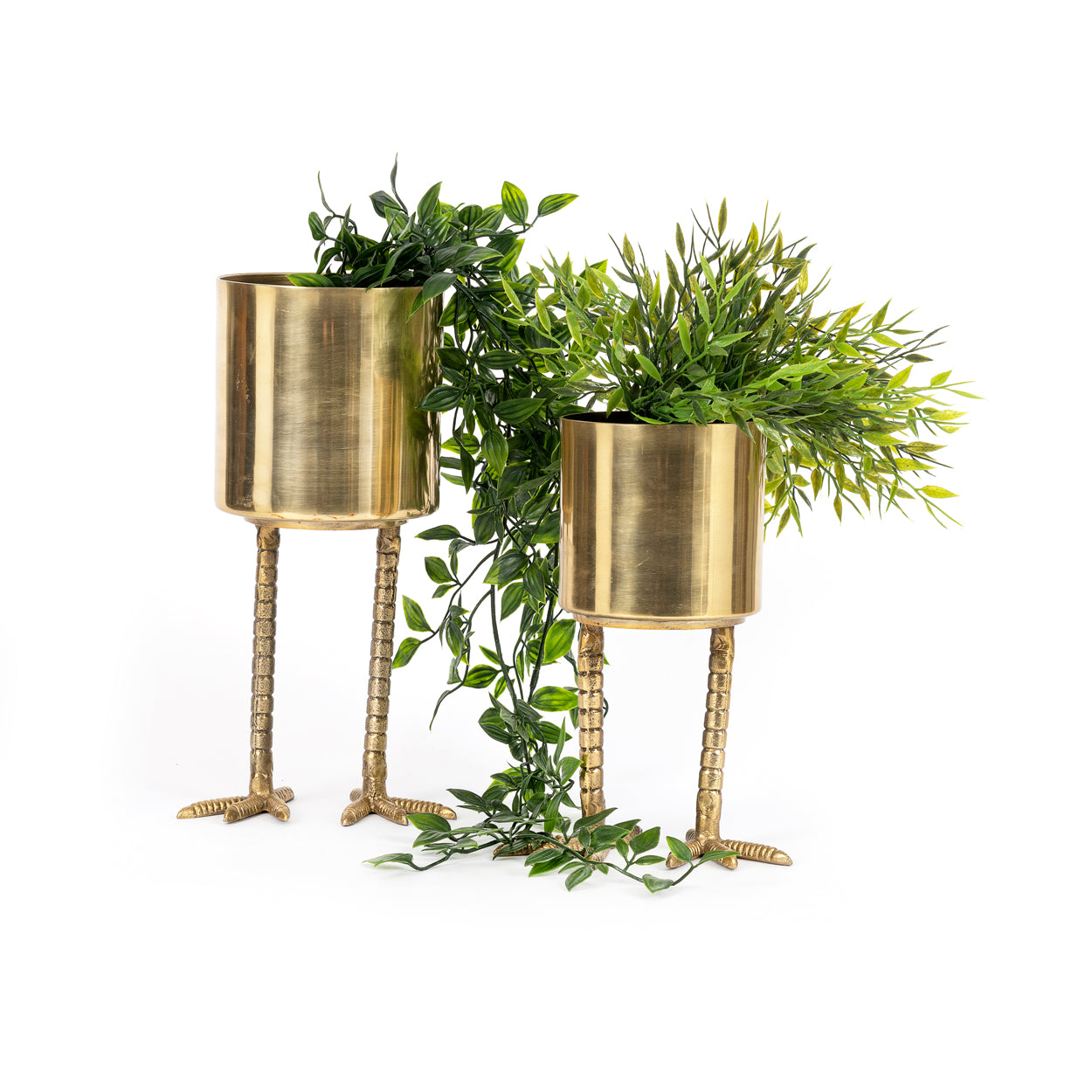 THE BIRD FEET Planter Brass-M