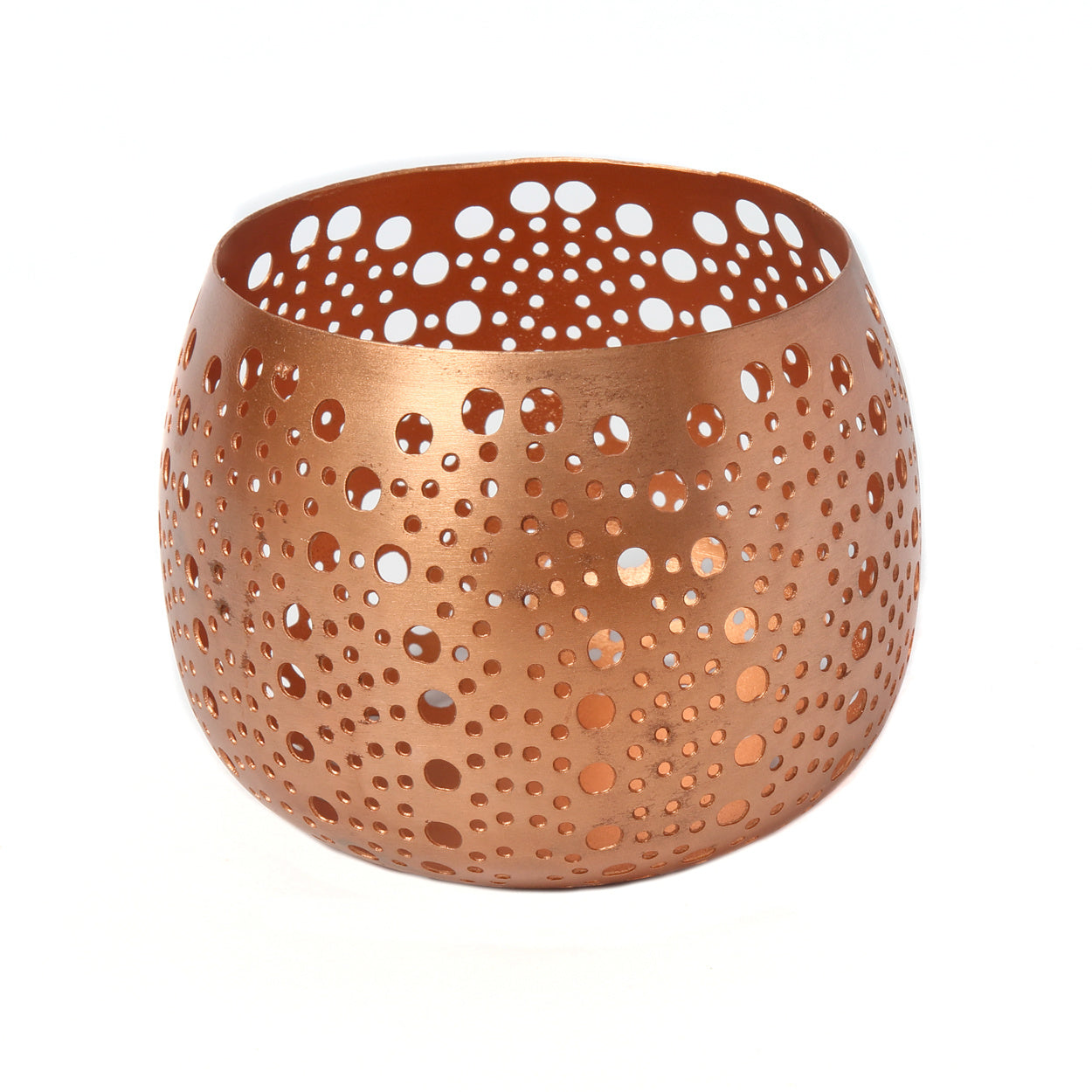 THE TRIANGLE BALL Candle Holder front view one piece