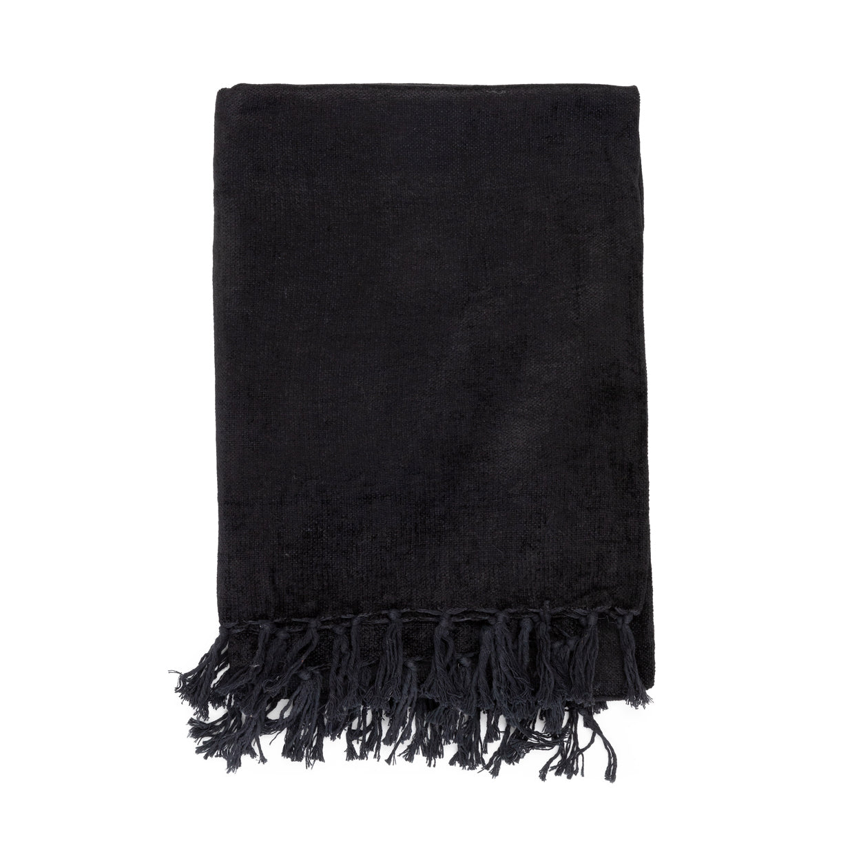 THE S'IL VOUS Plaid Black Velvet side view