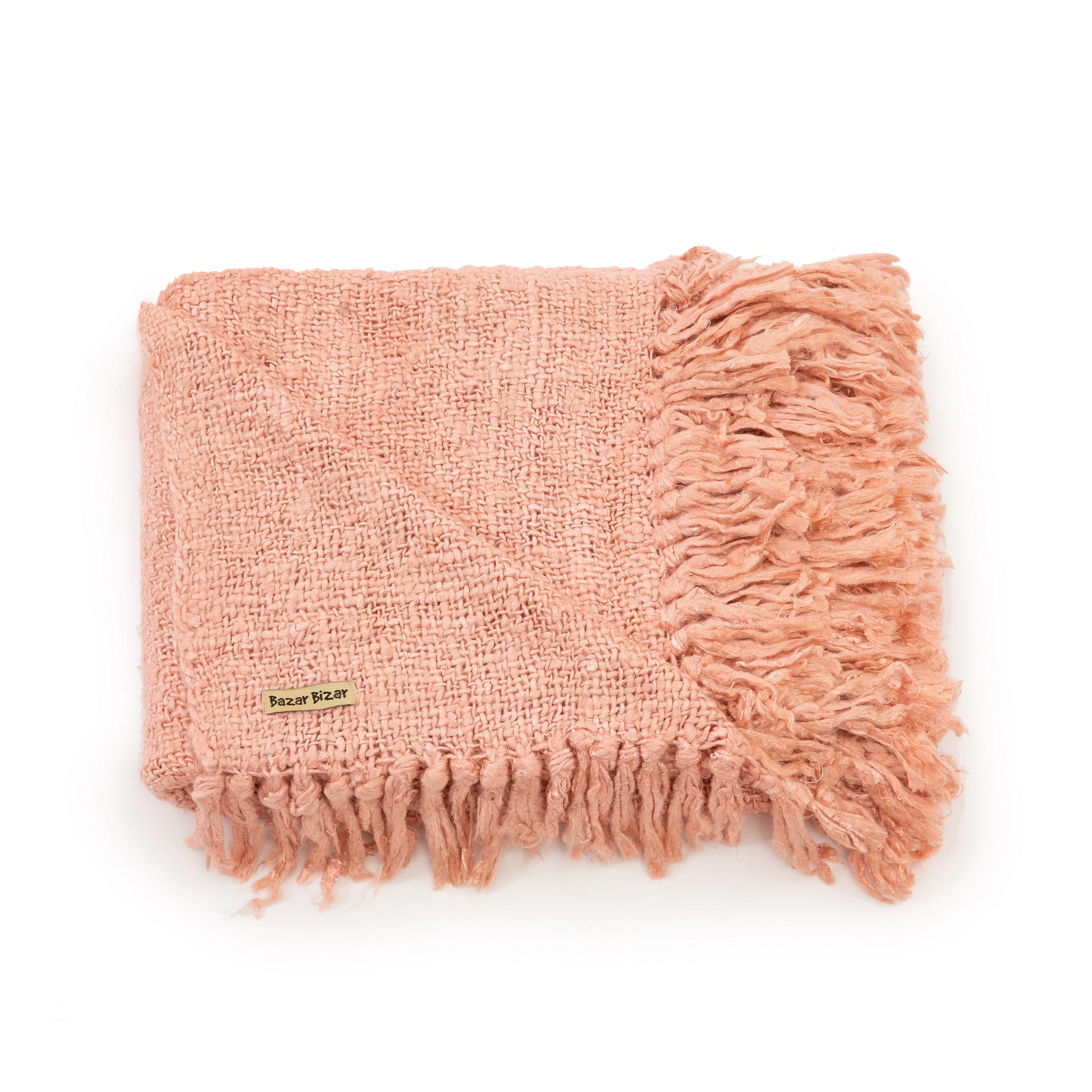 Salmon pink blanket sale