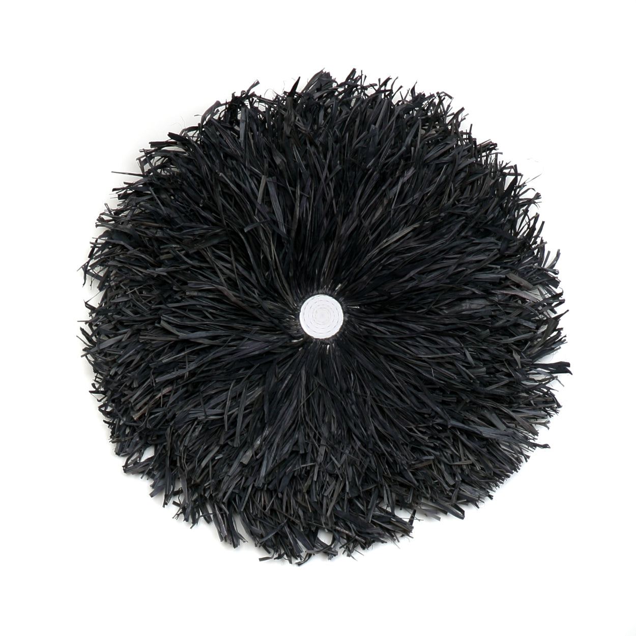 THE RAFFIA JUJU-Black front view