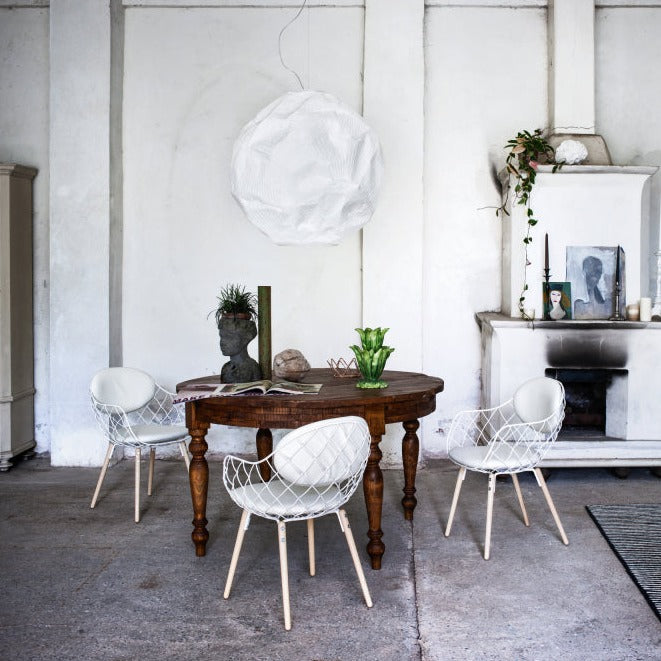 PINA Chair white colour interior view