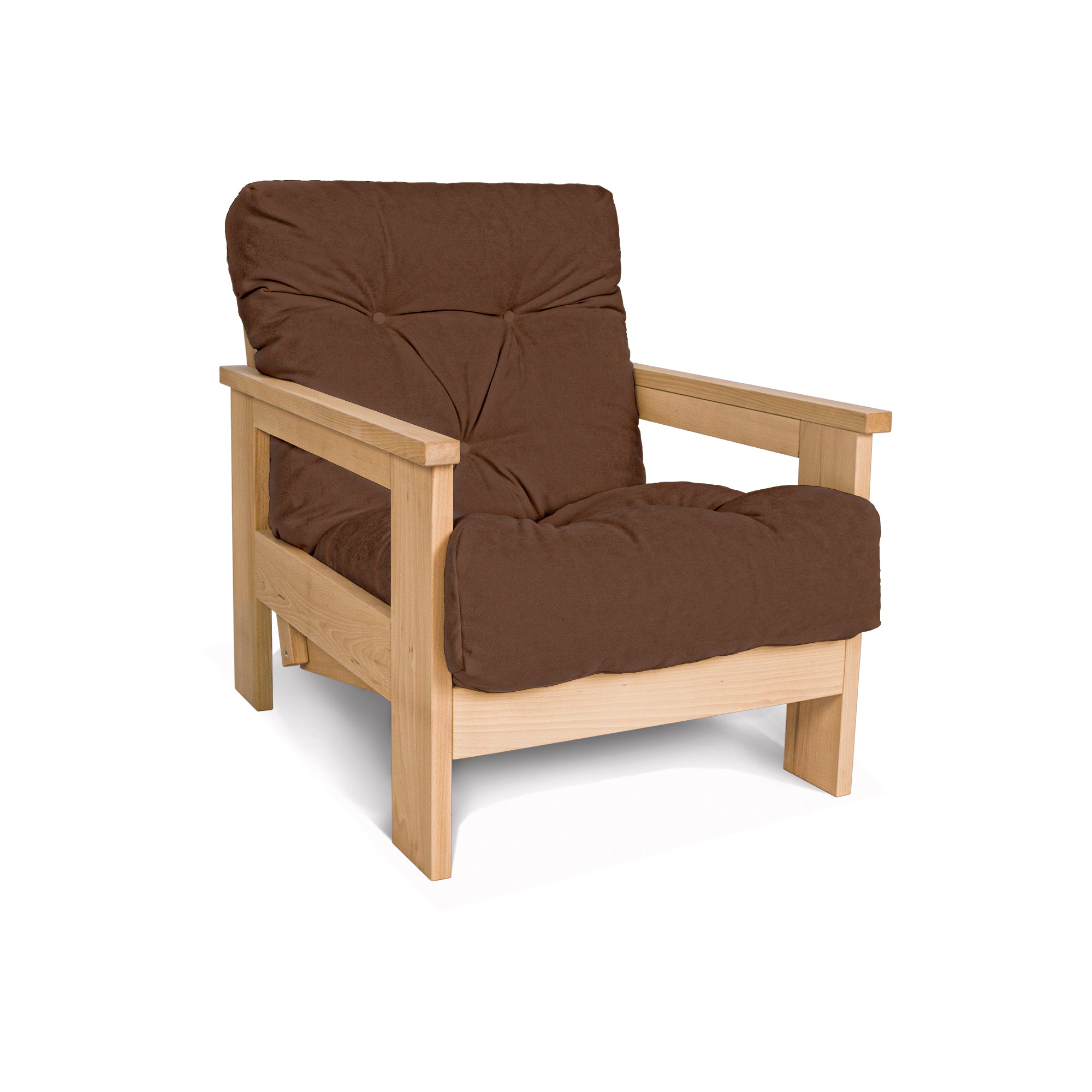 MEXICO Armchair, Beech Wood Frame, Natural Colour