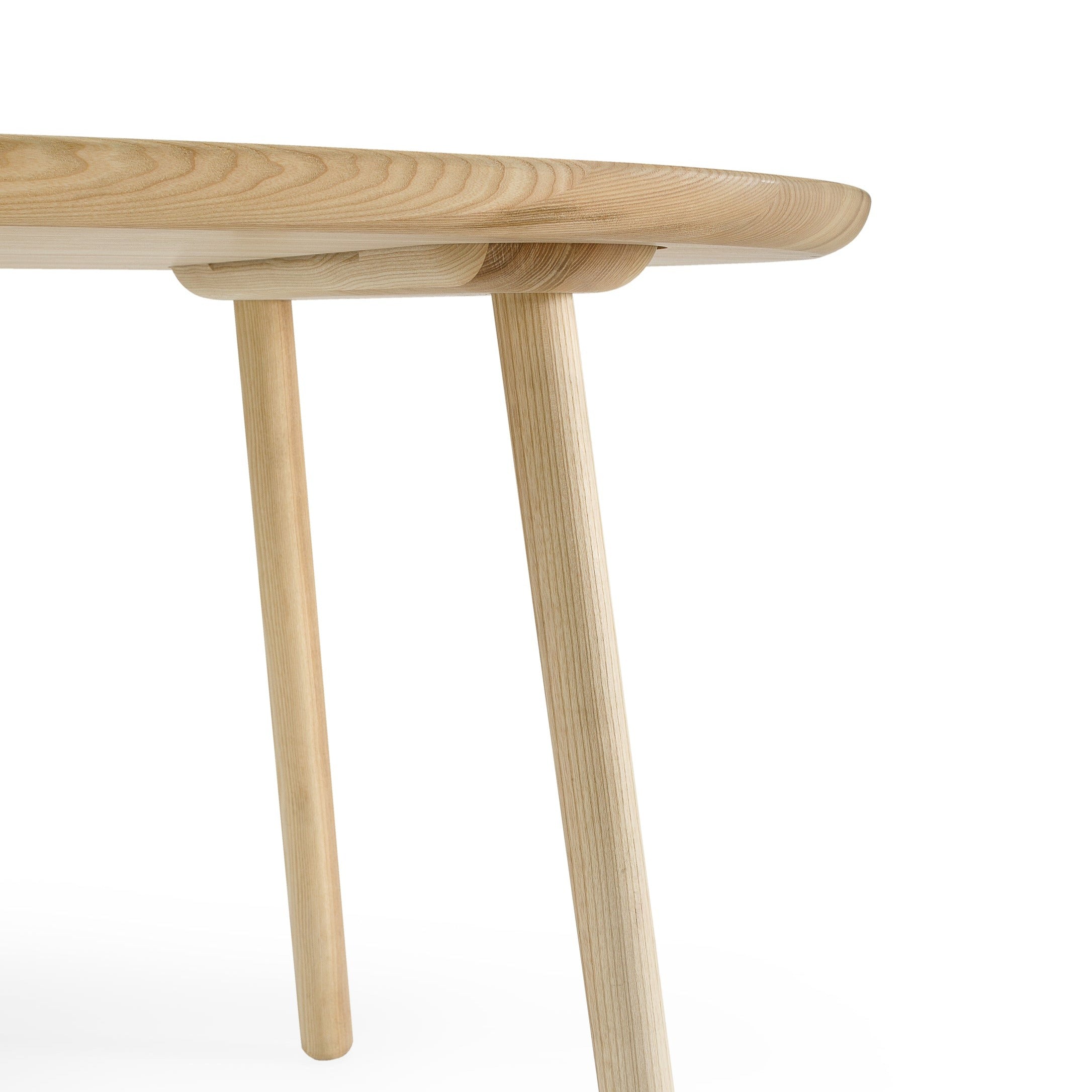 NAЇVE Dining Table natural ash-bottom view