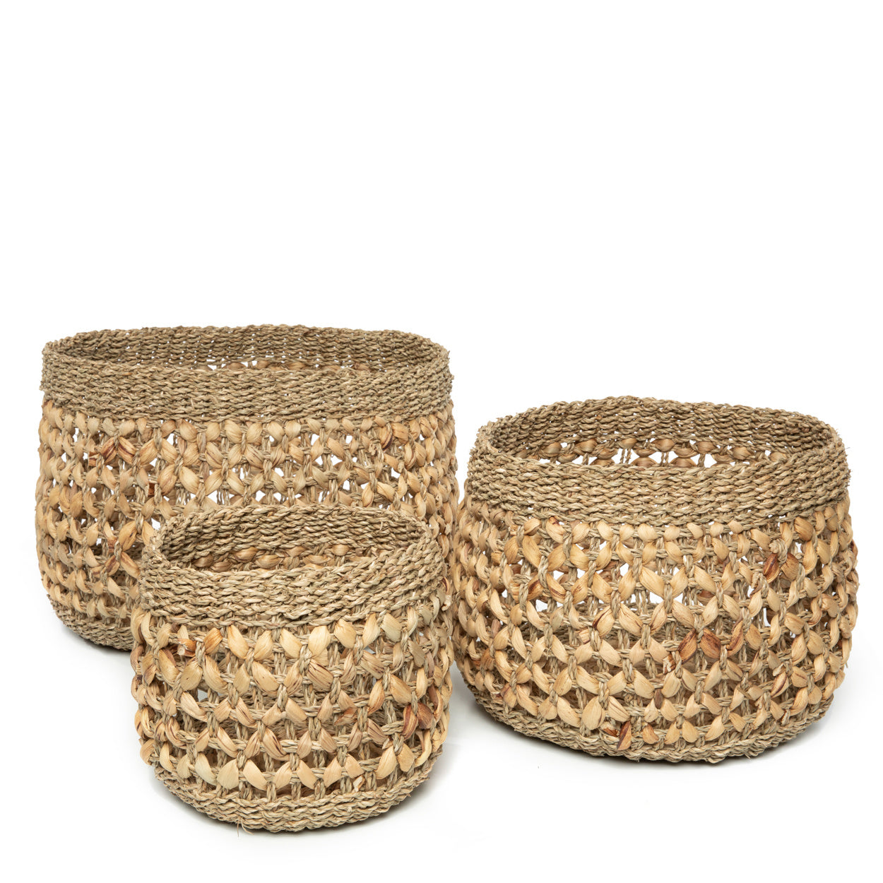 THE NHA TRANG Baskets Set of 3 front view