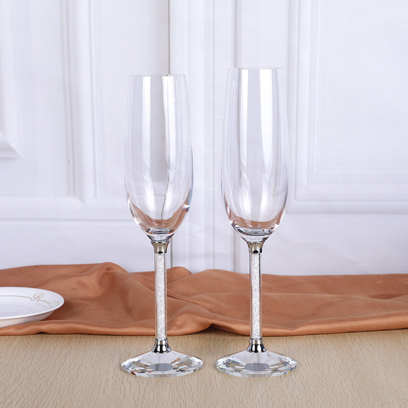 Crystal Glass Champagne Glasses