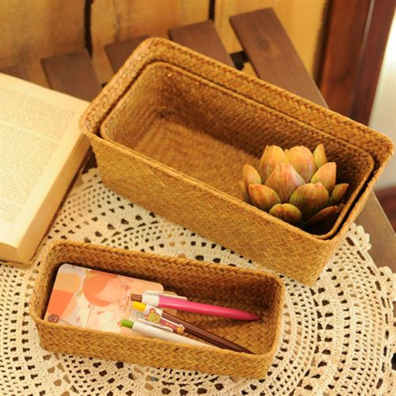 Weaving Storage Basket Rattan