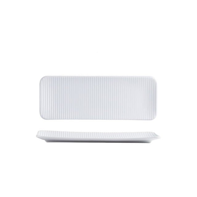 Nordic Ceramic Rectangular Sushi Long Plate