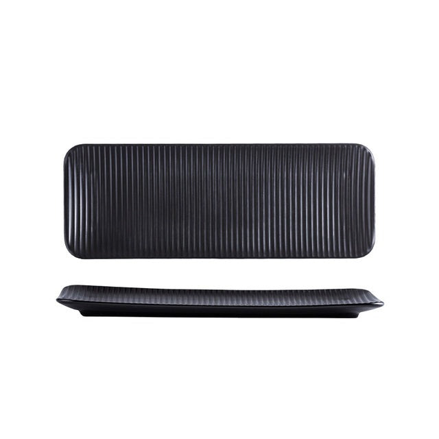 Nordic Ceramic Rectangular Sushi Long Plate