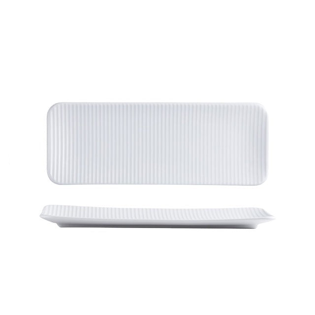 Nordic Ceramic Rectangular Sushi Long Plate