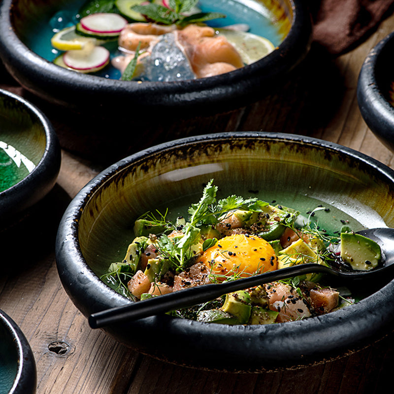 Creative Glazed Ceramic Plates