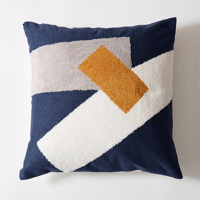 COLOURFUL Cushion Cover Embroidery Plain Style