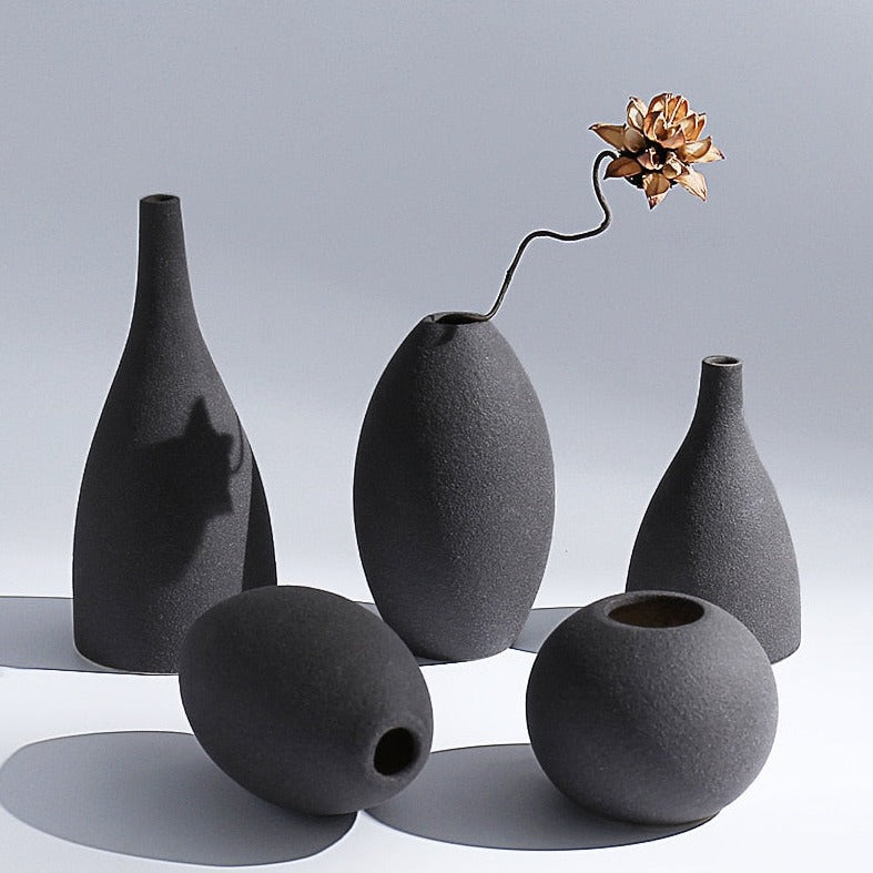 Crafted Ceramic Flower Vases
