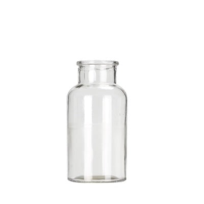 Small Hydroponic Glass Vase for Dry Flowers