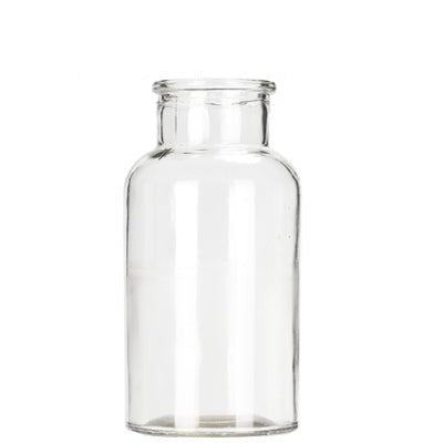 Small Hydroponic Glass Vase for Dry Flowers