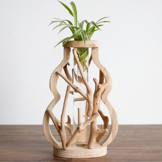 Pure Handwork Wooden Vase
