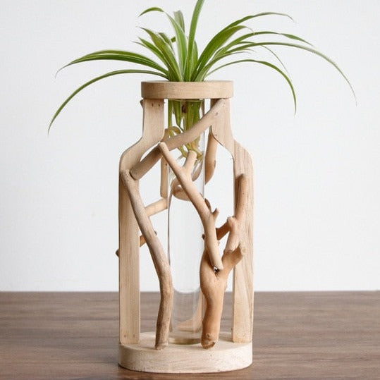 Pure Handwork Wooden Vase