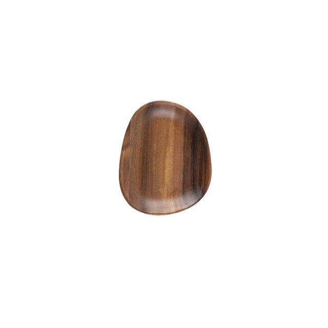 Whole Wood  Acacia Irregular Oval Solid Wood Trays