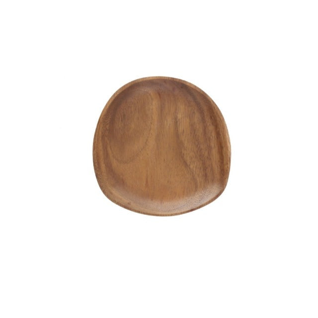 Whole Wood  Acacia Irregular Oval Solid Wood Trays