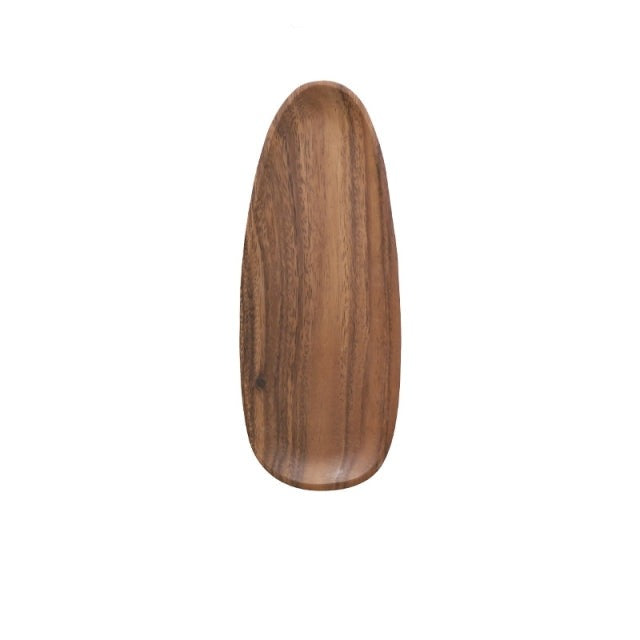 Whole Wood  Acacia Irregular Oval Solid Wood Trays