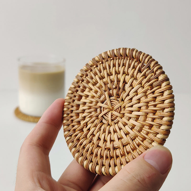 Round Rattan Coasters