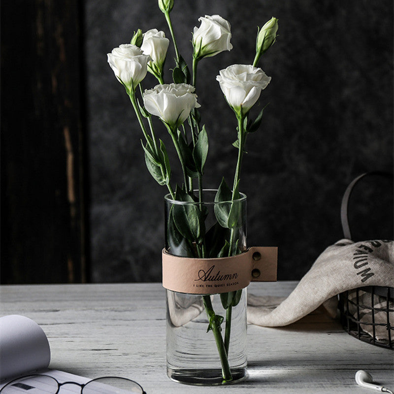 Nordic Transparent Flower Glass Vase