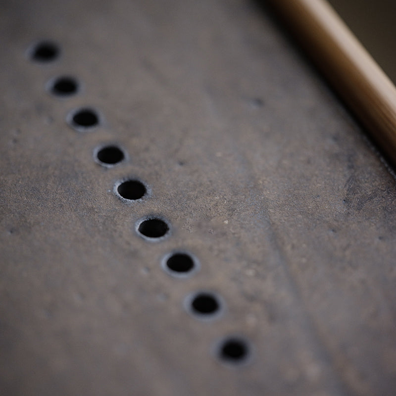 Ceramic and Bamboo Tea Trays