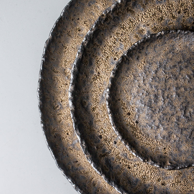 Stylish Bronze Ceramic Tea Trays