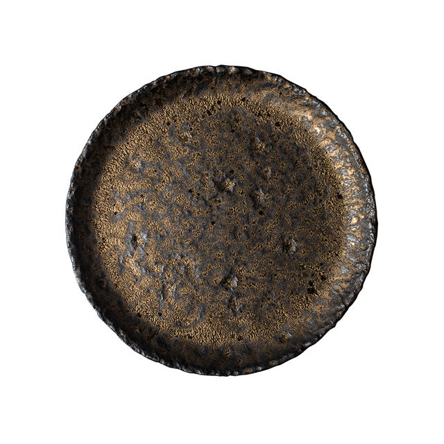 Stylish Bronze Ceramic Tea Trays