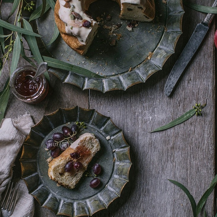 Handcrafted Vintage Antique Metal Tray