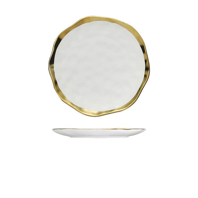 Nordic Сeramic Plate Fruit salad Dessert