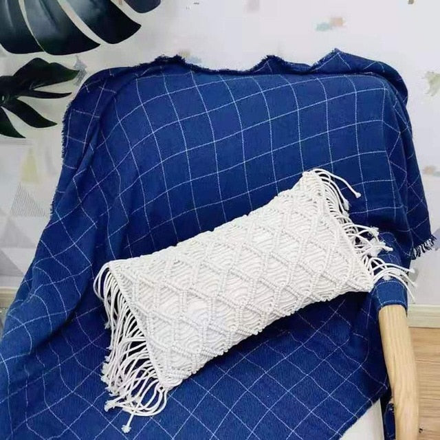 MACRAME HANDMADE Cotton Thread Pillow Covers