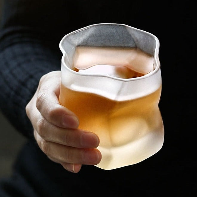 Japanese Irregular Shape Whiskey Glasses