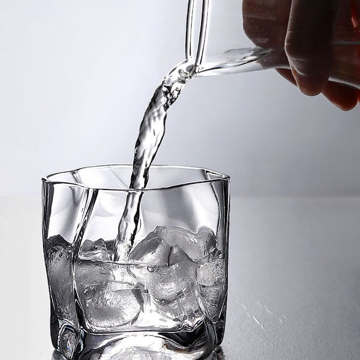 Japanese Irregular Shape Whiskey Glasses