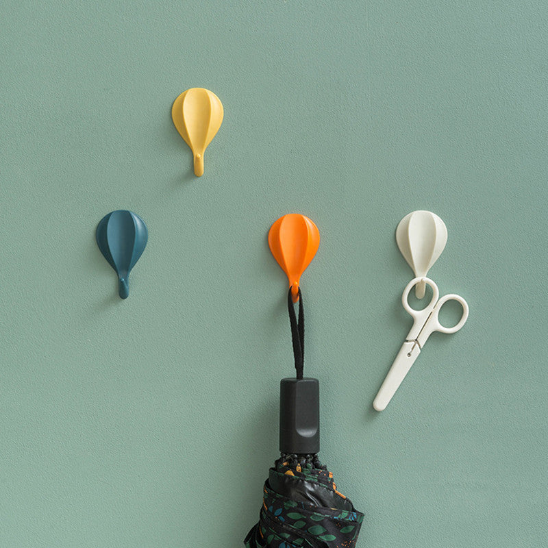 Colourful Hot Air Balloon Wall Hooks Clothes