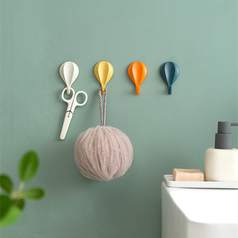 Colourful Hot Air Balloon Wall Hooks Clothes