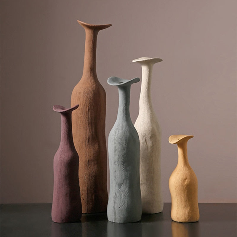 Ceramic Vase Minimalist Morandi Colored