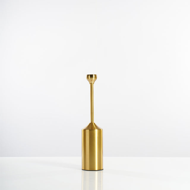 Simple Metal Gold Plated Candle Holders