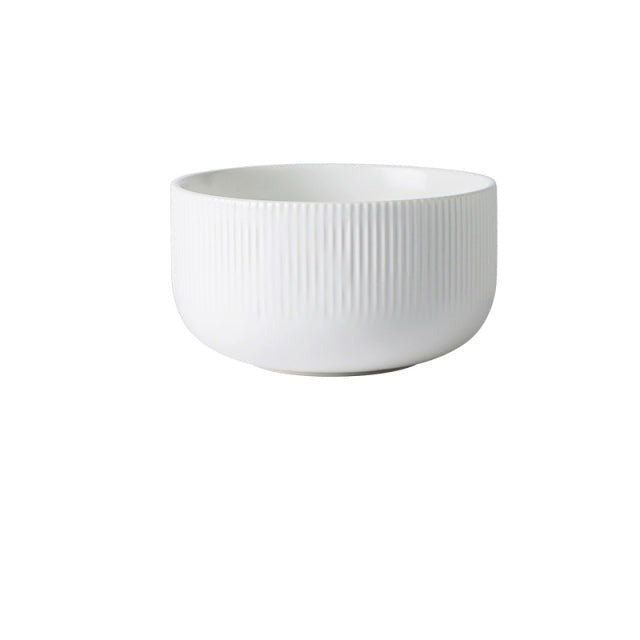 Creative Glazed Ceramics Plates in Japanese Style Stripe Pattern