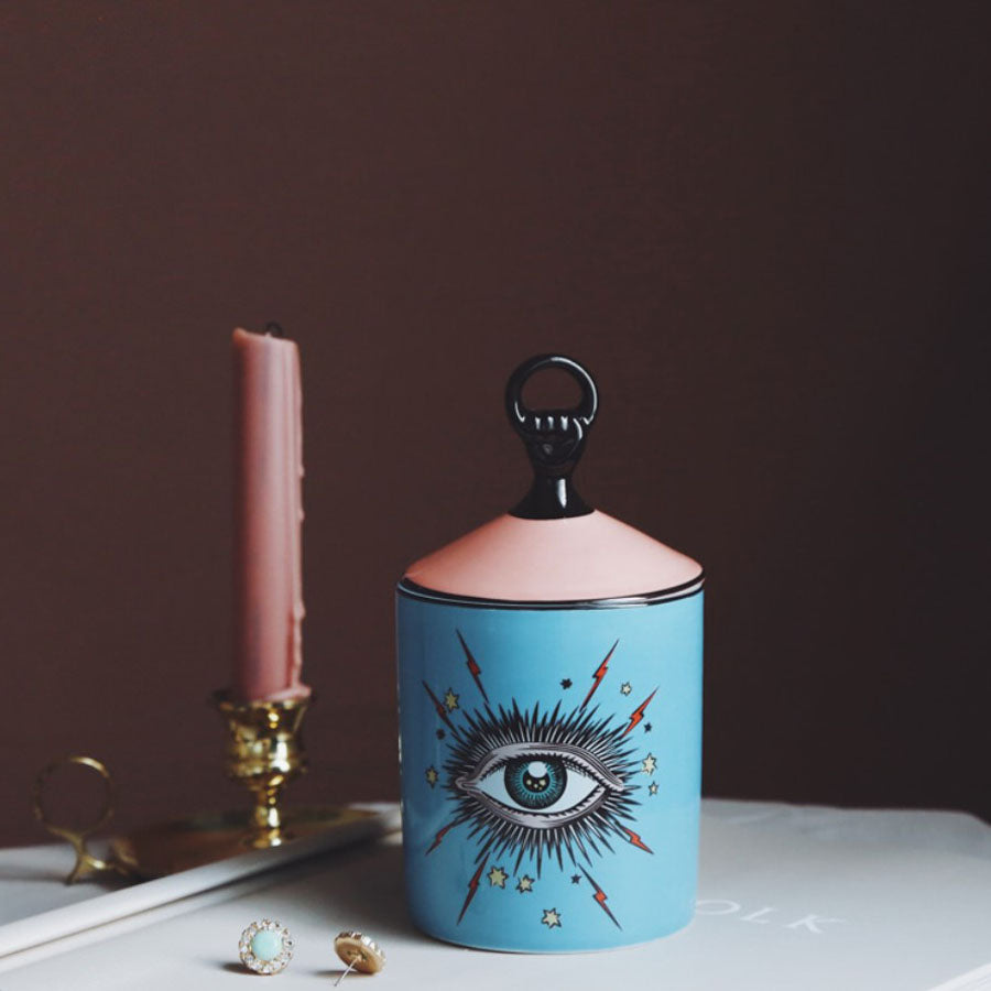 Big Eye Jar Handmade Candelabra