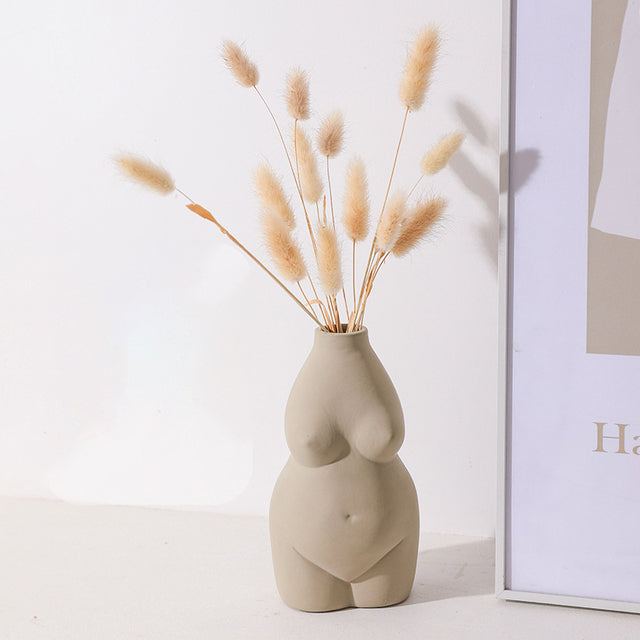 Nordic Ceramic Art Body Vase